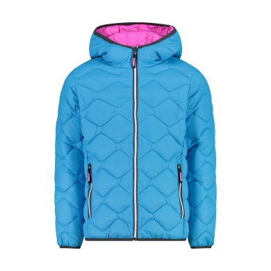 CMP quilted jacket with padding (water-repellent, warm) turquoise blue children